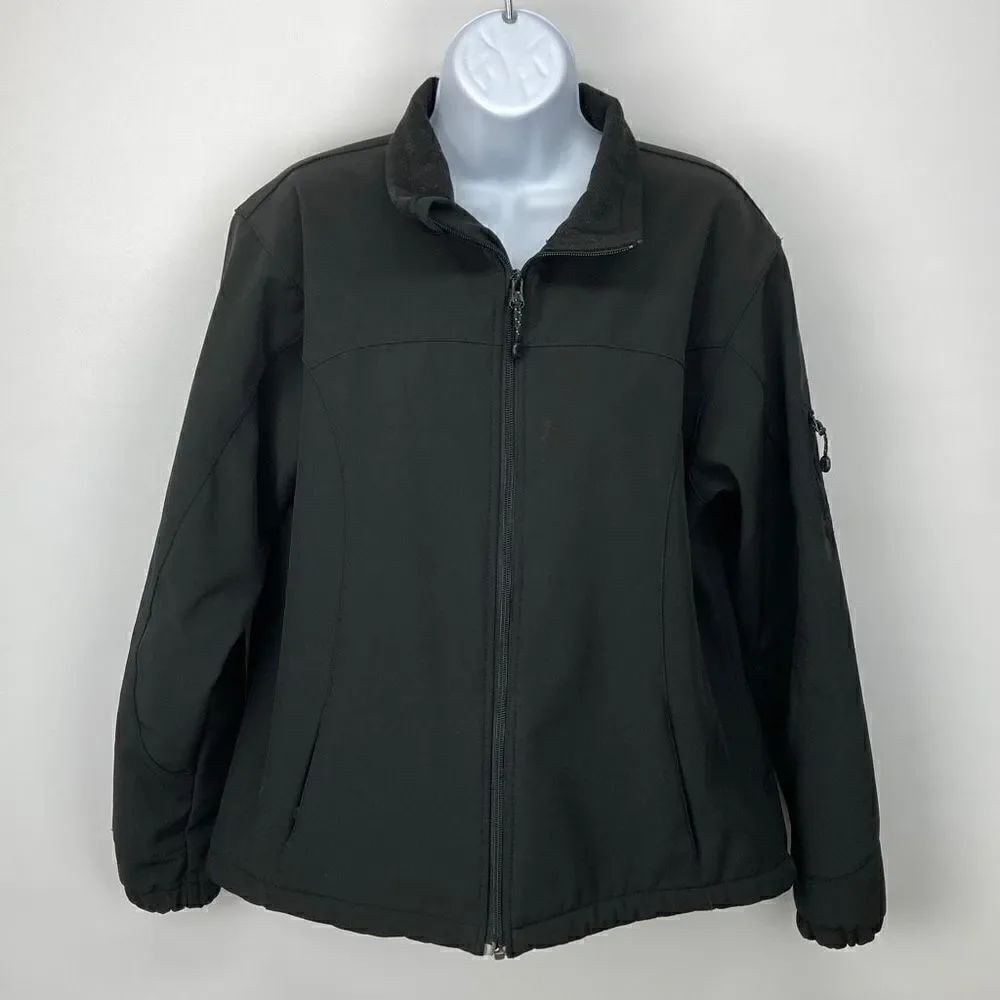 Black Diamond Zip Up Fleece lined Jacket Women’s Size XL